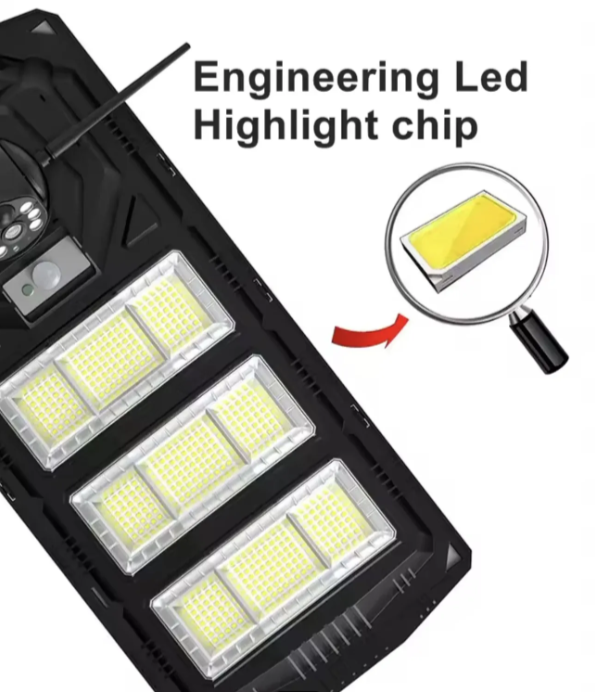 057 - Solarna 4G SIM PTZ ESEECloud Kamera sa LED Reflektorom 450W