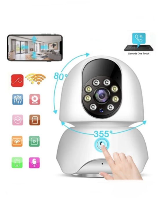 027 - Rotirajuća PTZ WiFi IP Kamera 8MP za Unutrašnji Video Nadzor