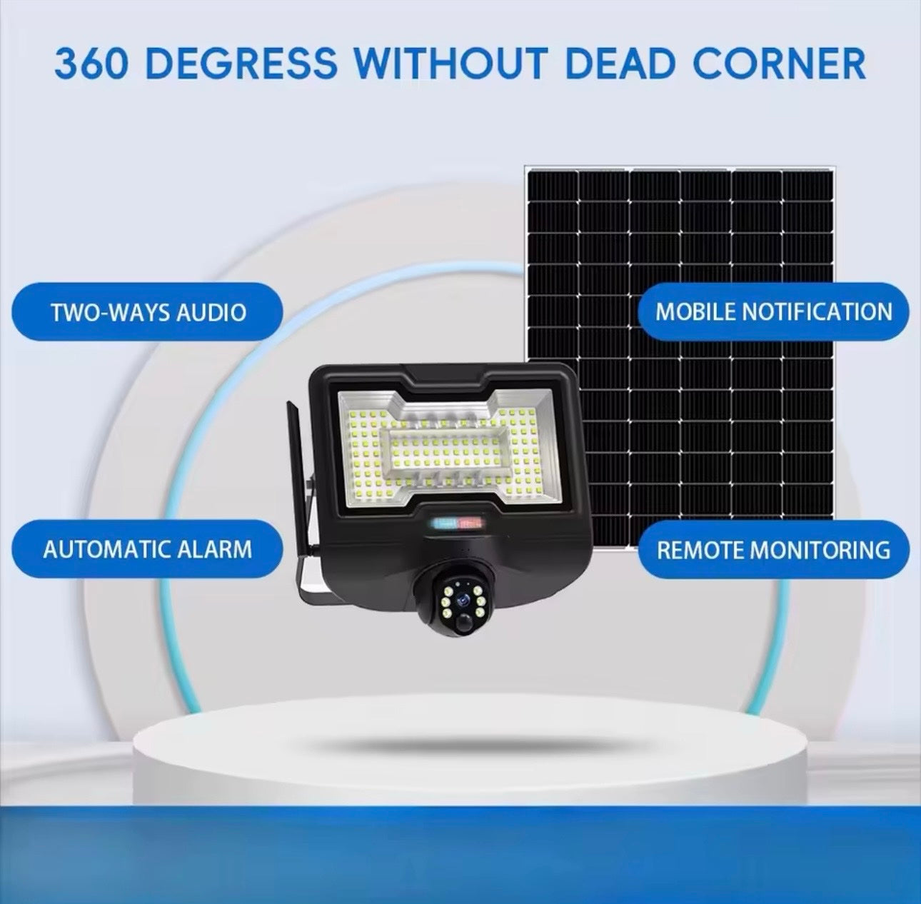 115 - Solarna WiFi PTZ kamera sa LED reflektorom 600W