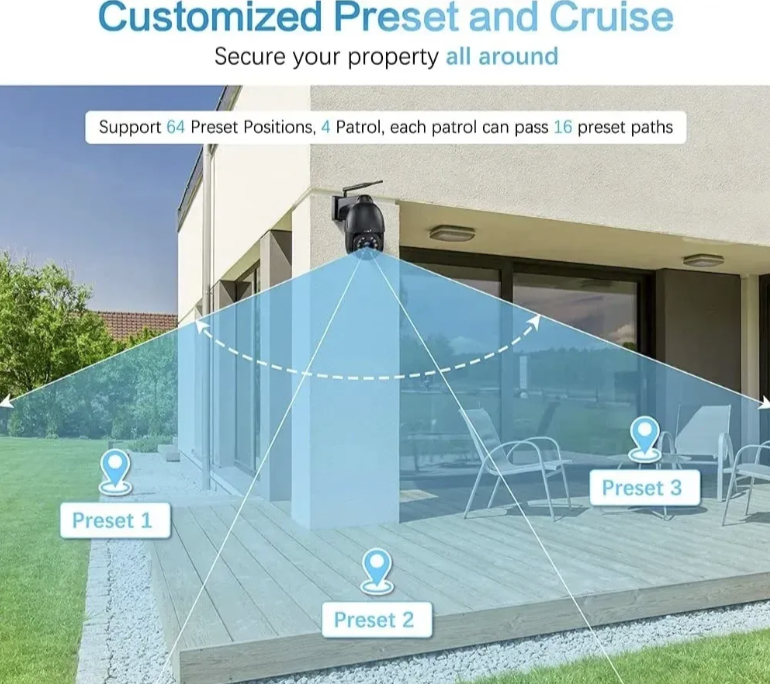 017 - WiFi PoE PTZ kamera 5MP sa metalnim kućištem