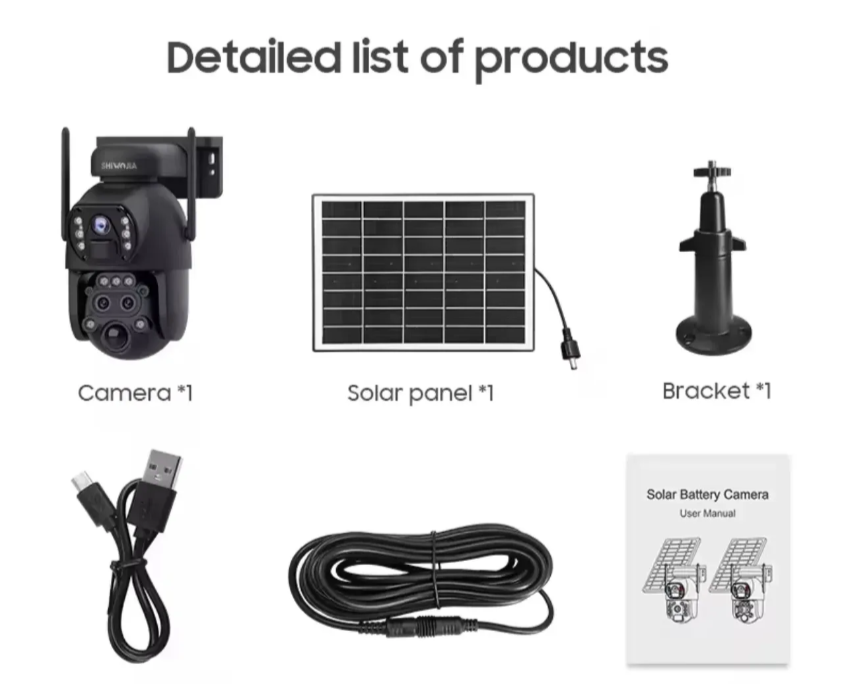 054 - Solarna 4G PTZ Kamera sa Dve Kamere i Optičkim Zoomom