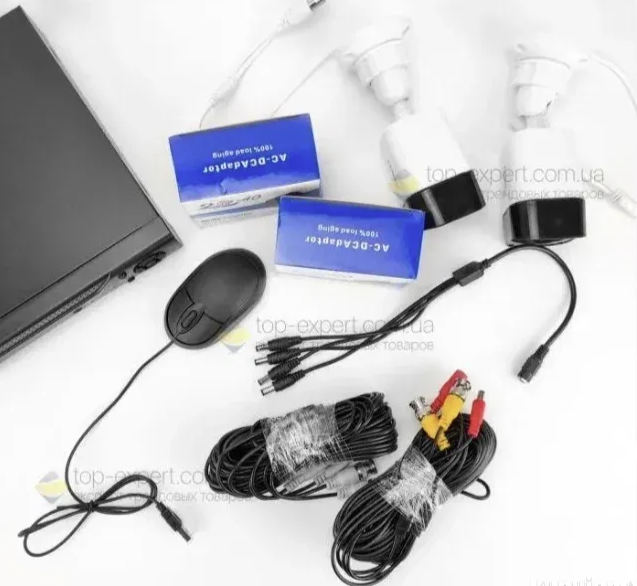 077 - AHD Video Nadzor 3MP – Komplet sa 2 Kamere, DVR Snimačem i XMEYE Aplikacijom