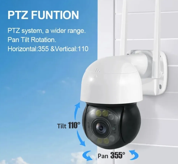 022 - Rotirajuća PTZ WiFi IP Kamera 5MP sa SEETONG Aplikacijom