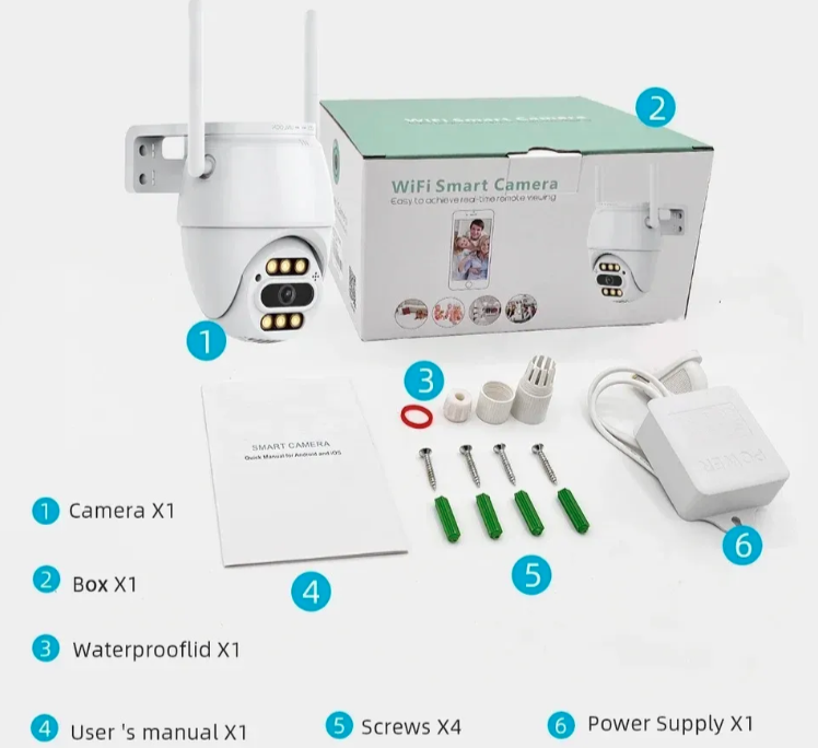 041 - ABQ A16 WiFi PTZ Kamera 10MP sa Autotracking funkcijom