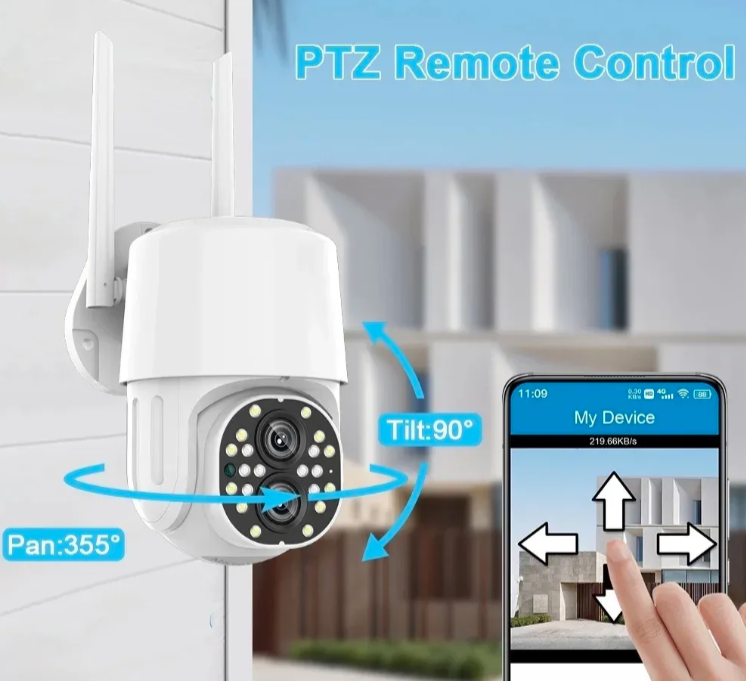 019 - PTZ WiFi IP kamera 12mpx sa 15x zoomom i dva objektiva