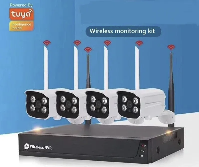 074 - WiFi IP Video Nadzor Set 1080P sa 4 Kamere i NVR Snimačem