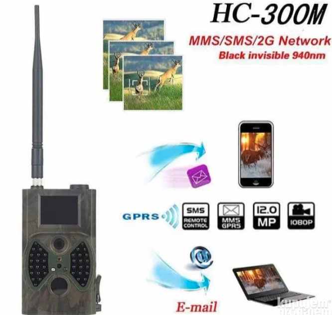 083 - Lovačka SIM Kamera 12MP za Slanje MMS i E-mail Poruka