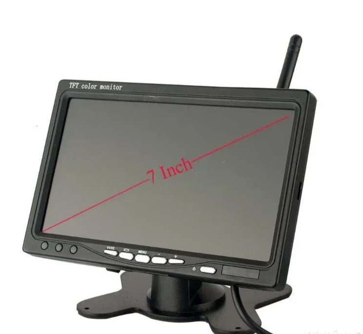 110 - Bežične Rikverc Parking Kamere sa 7" Monitorom – WiFi Set